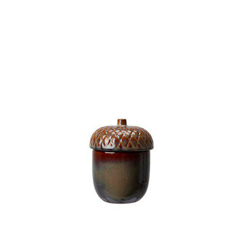 PINE CONE Candle  Brown Melange 8x11cm