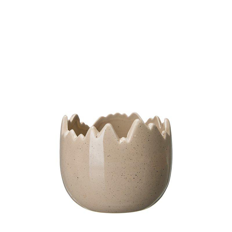 Mona Pot  Brown Melange Ø12 X H10Cm - Pots - Windyridge Garden Centre