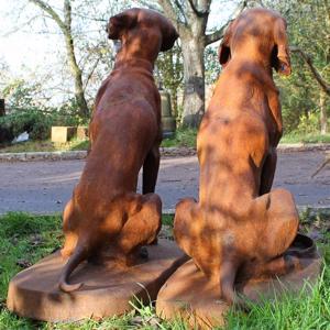 Cast Iron Sussex Gun Dog Statue