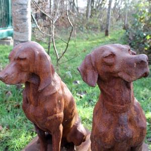 Cast Iron Sussex Gun Dog Statue
