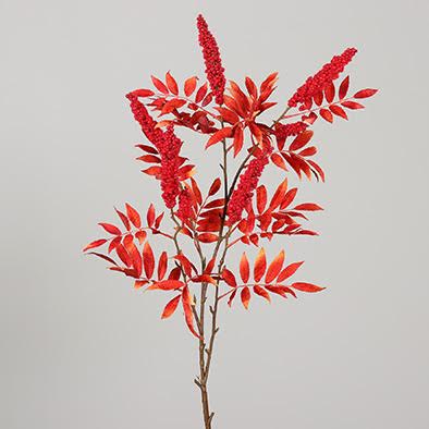 Leaf Branch with Fruit stand (122 cm red)