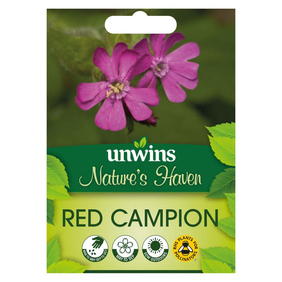 Nh Red Campionflower - New 2023 - Seed Packets - Windyridge Garden Centre