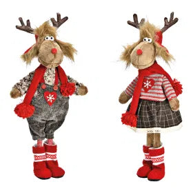 Display stand moose made of text