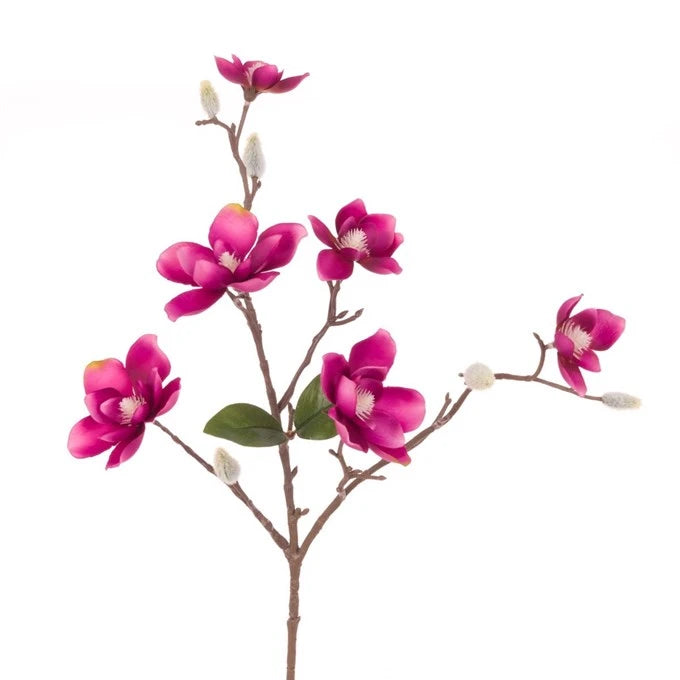 Magnolia Spray Deep pink 63cm