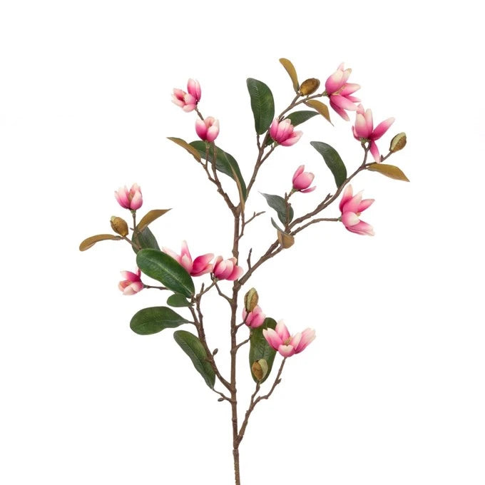 Pearl Magnolia Pink Spray 82cm