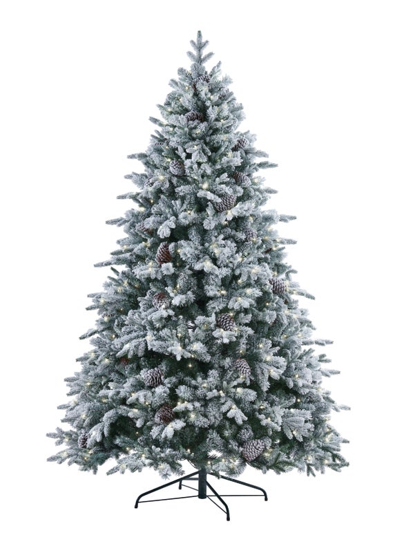 FROSTED WINTERFOLD FIR - 7.5ft
Tree with 600 Warm White LED 5MM bulbs