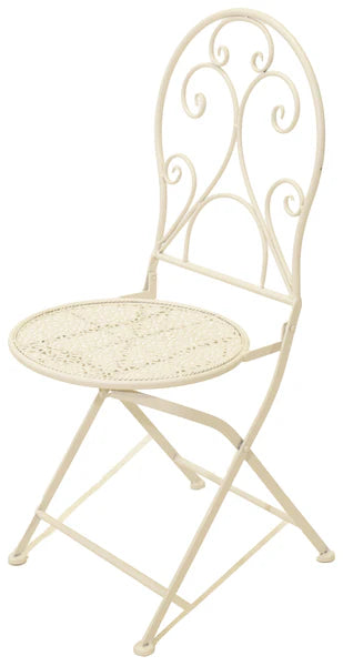 Mozart Bistro Chair Ivory D40H92