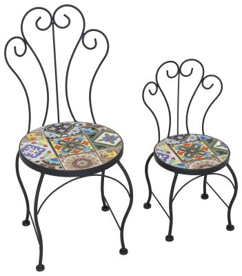 Malaga Plant Chair Black D20H42