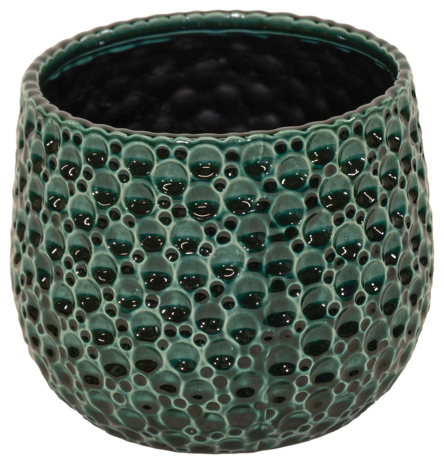 Drops Belly Pot Blue Ø17 H15 - Pots - Windyridge Garden Centre