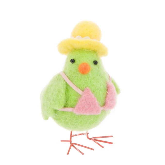 FELT Chick In Bikini 11cm green