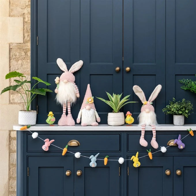 Felt Bunny Carrot Garland 175 - Easter - Windyridge Garden Centre