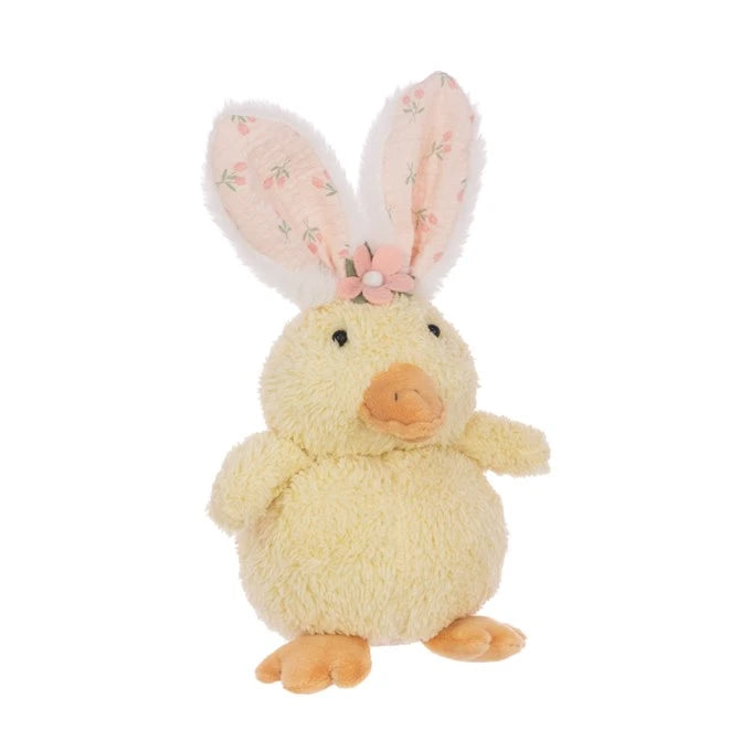 Fluffy Duck W/Bunny Ears 32Cm - Easter - Windyridge Garden Centre