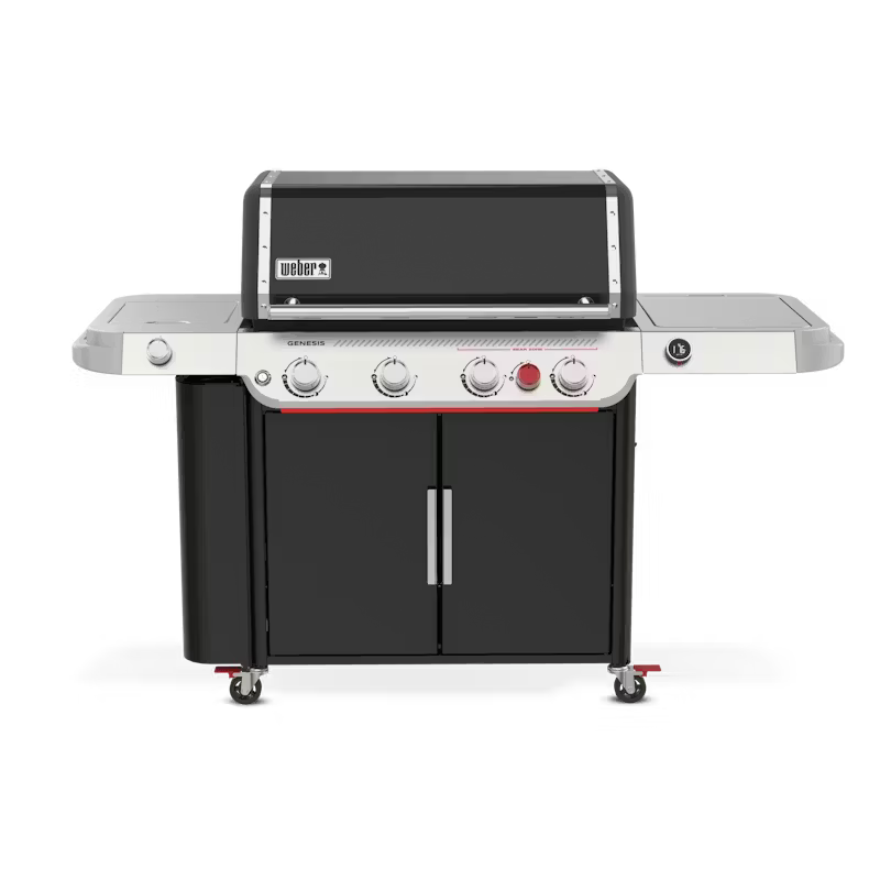 Weber Genesis gas grill on a white background