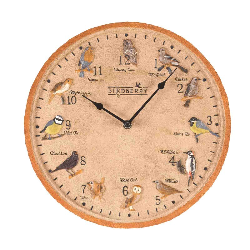 12In Birdberry Wall Clock - Garden Ornaments - Windyridge Garden Centre