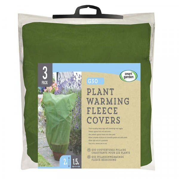 G30 Plant Warming Fleece Covers 2 x 1.5m 3-PK