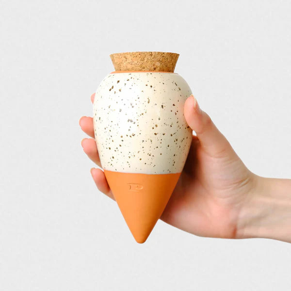 Hydrating Olla Speckled White - Tools & Equipment - Windyridge Garden Centre