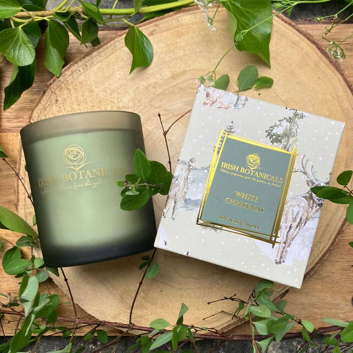 WHITE CHRISTMAS JAR CANDLE