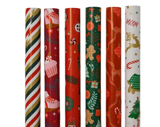 Giftwrapping paper  assorted L.200cm x W.70cm x H.0.01cm