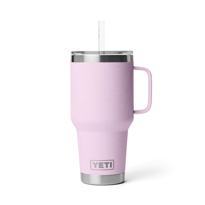 YETI RAMBLER 35 OZ STRAW MUG CHERRY BLOSSOM