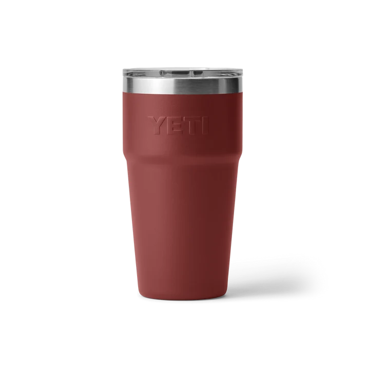 YETI RAMBLER 20 OZ STACKABLE CUP MS STAG RED