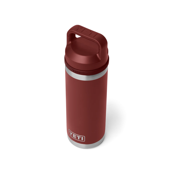 YETI RAMBLER 18 OZ C BOTTLE CHUG STAG RED