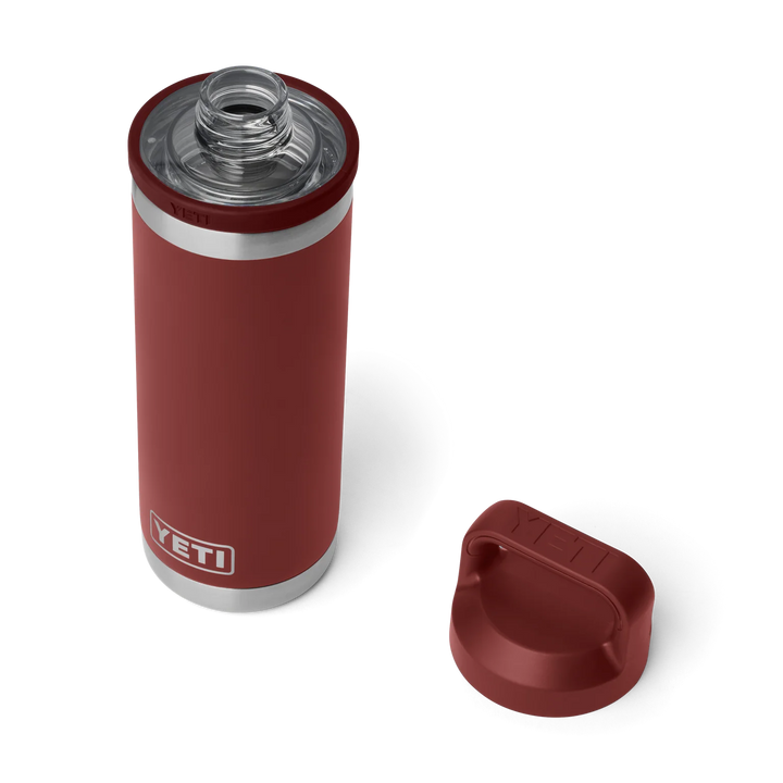 YETI RAMBLER 18 OZ C BOTTLE CHUG STAG RED