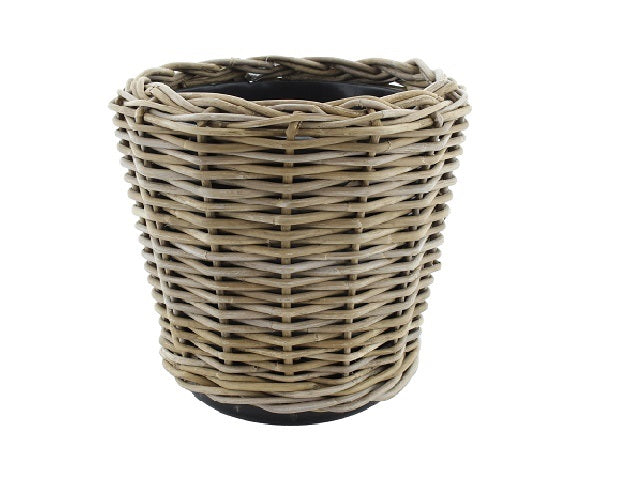 Drypot Rattan Grey Ø42 h44cm