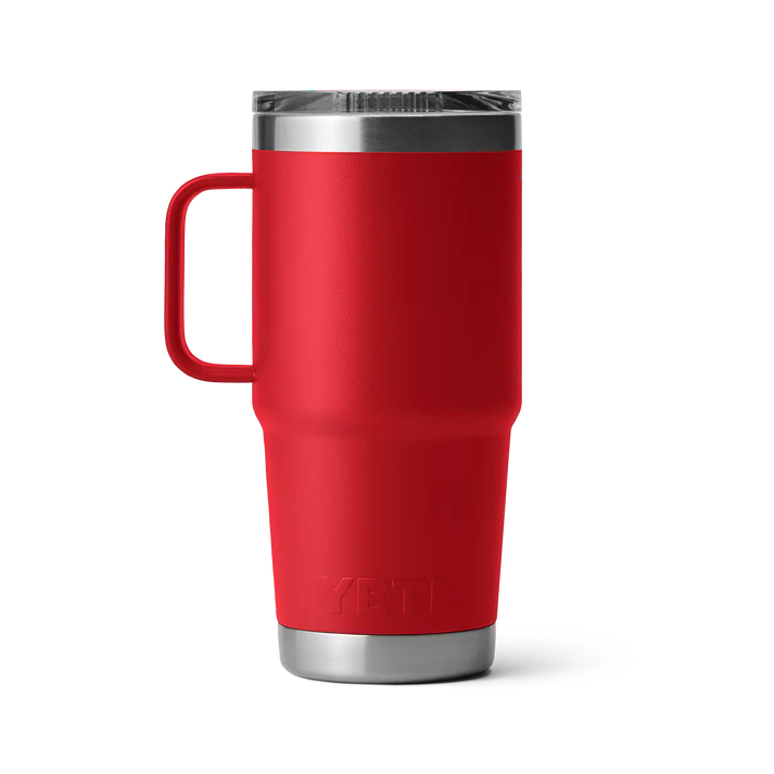 YETI RAMBLER 25 OZ TRAVEL MUG RESCUE RED