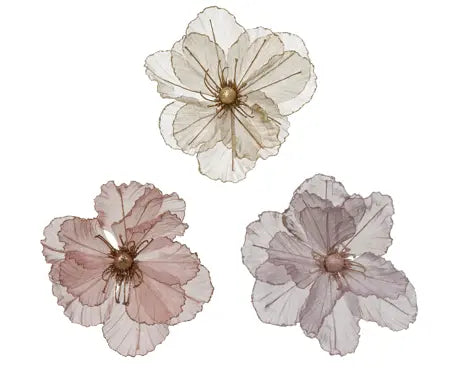 Poppy On Clip Polyester D.27Cm X H.10Cm - Christmas - Windyridge Garden Centre