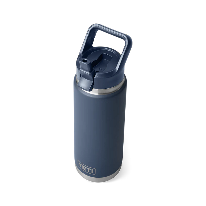 YETI RAMBLER 26OZ COLOUR STRAW BOTTLE NAVY