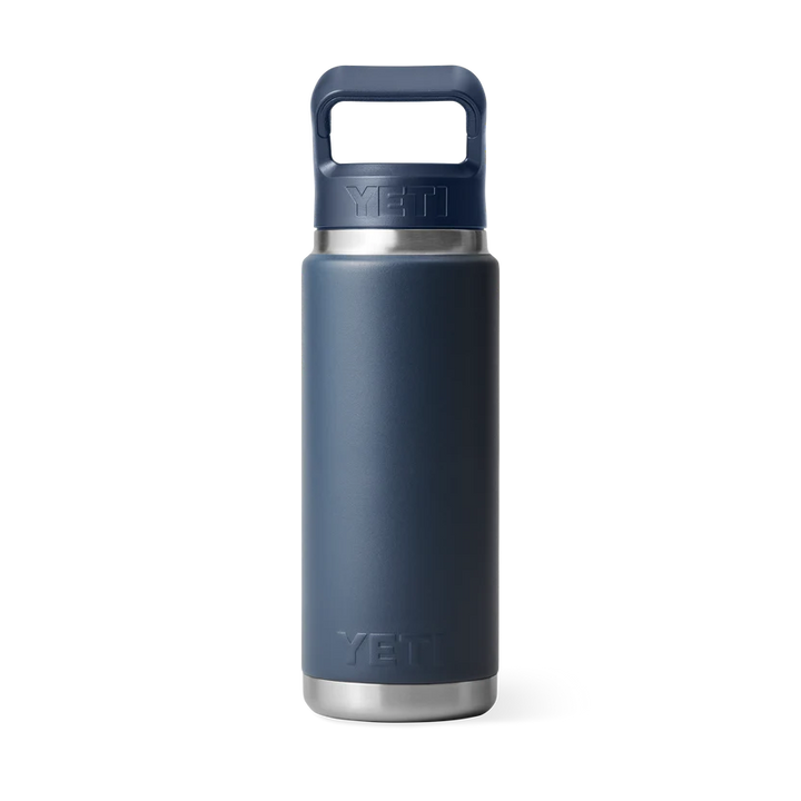 YETI RAMBLER 26OZ COLOUR STRAW BOTTLE NAVY