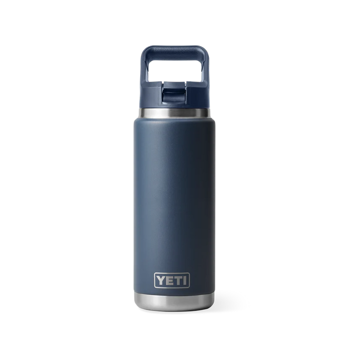 YETI RAMBLER 26OZ COLOUR STRAW BOTTLE NAVY