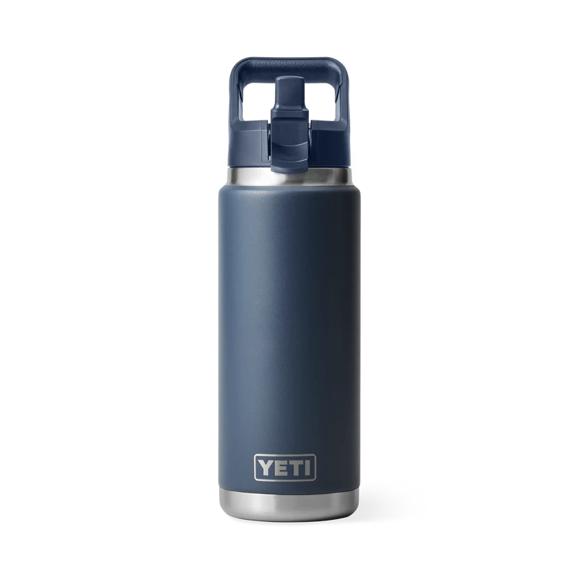 YETI RAMBLER 26OZ COLOUR STRAW BOTTLE NAVY