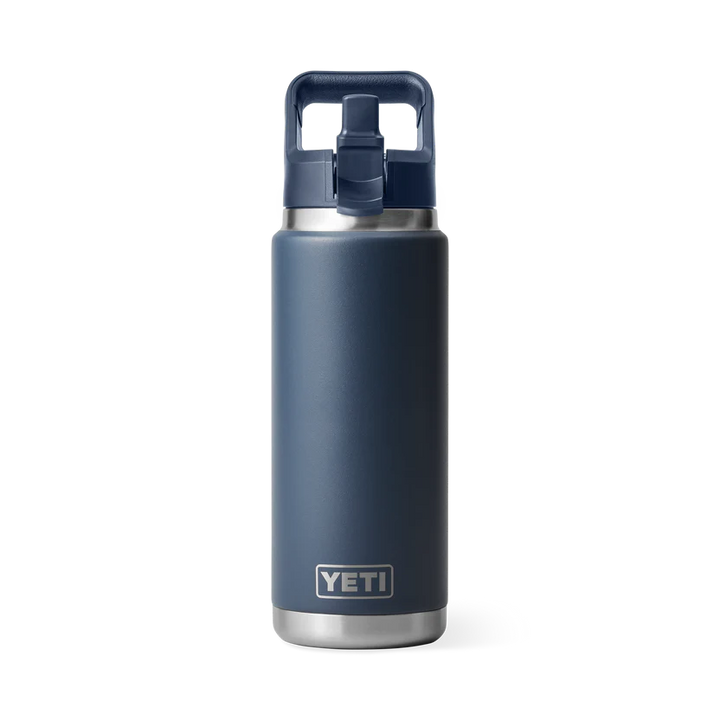 YETI RAMBLER 26OZ COLOUR STRAW BOTTLE NAVY