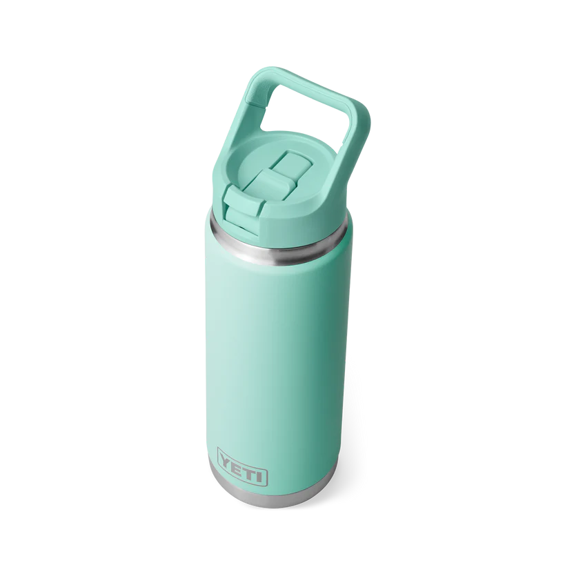 YETI RAMBLER 26OZ COLOUR STRAW BOTTLE SEAFOAM