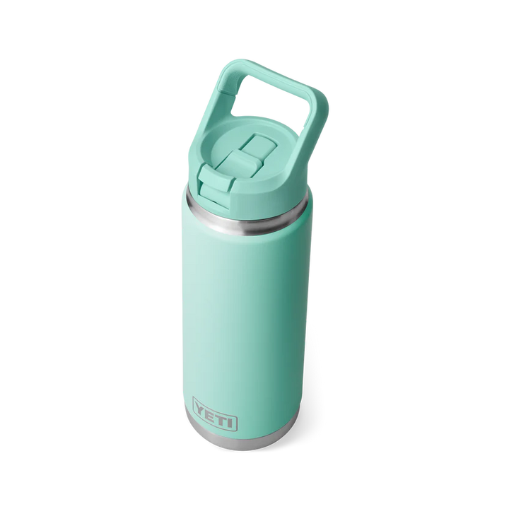 YETI RAMBLER 26OZ COLOUR STRAW BOTTLE SEAFOAM