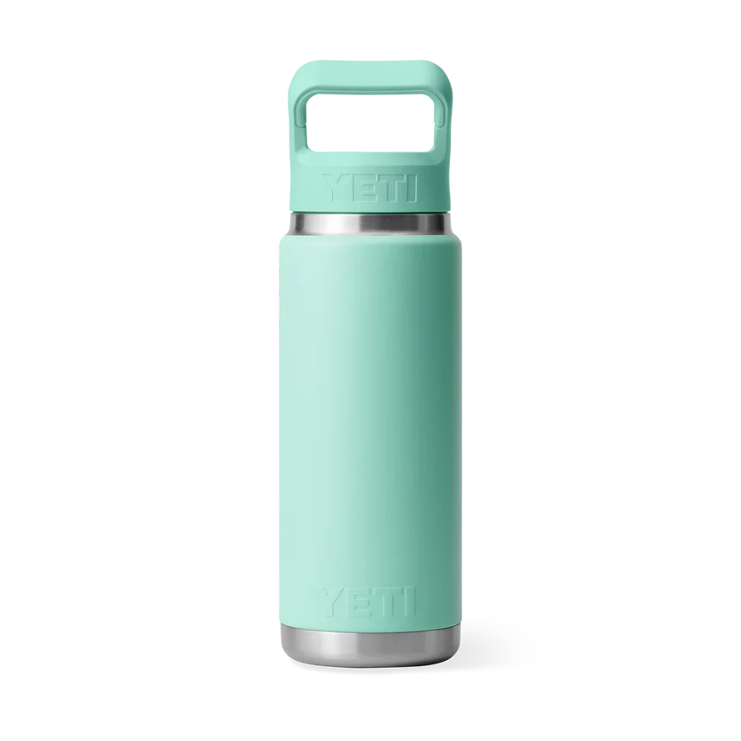 YETI RAMBLER 26OZ COLOUR STRAW BOTTLE SEAFOAM