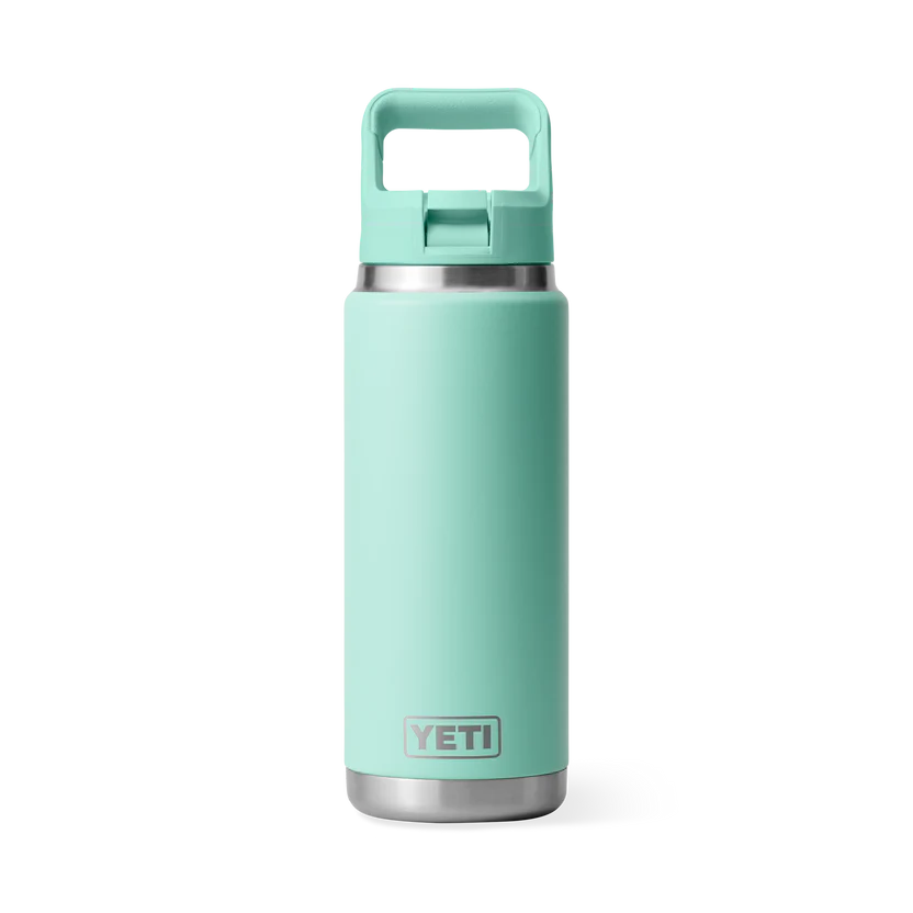 YETI RAMBLER 26OZ COLOUR STRAW BOTTLE SEAFOAM