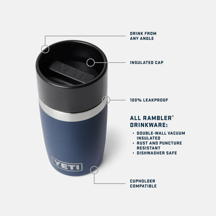 YETI RAMBLER 8 OZ TRAVEL BOTTLE RIDGELINE
