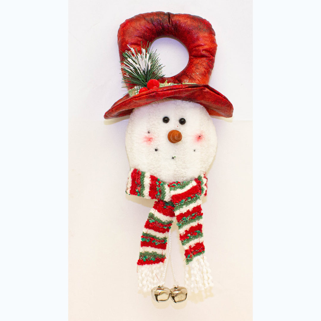 FROSTY SNOWMAN DOOR KNOB HANGER 48x18x8 cm