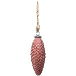 Ornament Vitreous, burgunder, Glas, 17x6x6 cm