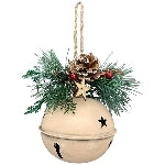 Bell Hanger EMA, creme, Metall, 14x14x8 cm