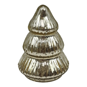 Fir Tree Vitreous, gold, Glass, 8.5x8.5x11.5 cm
