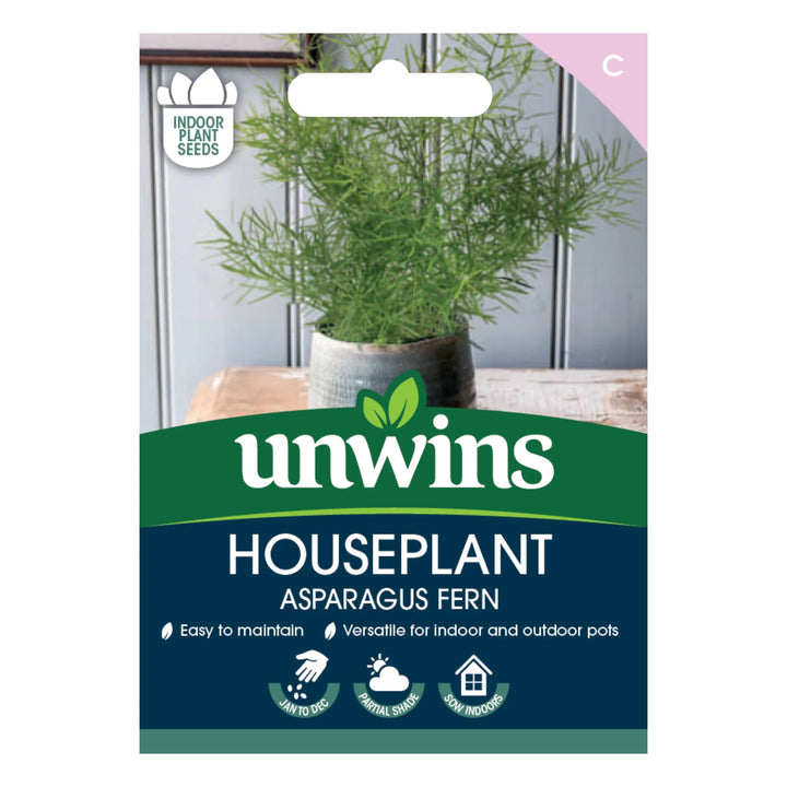 Houseplant Asparagus Fern - Seed Packets - Windyridge Garden Centre