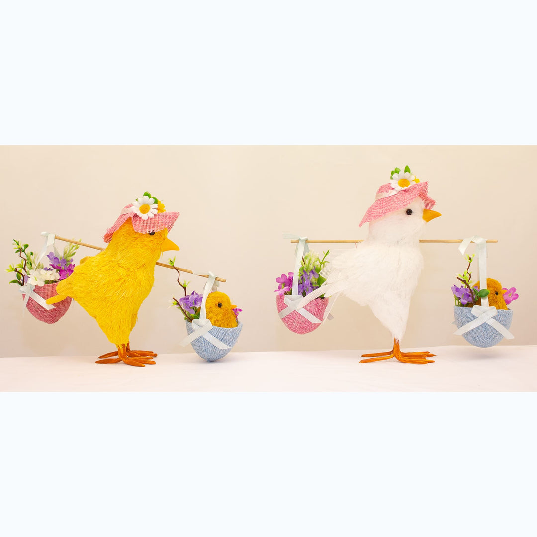 EASTER CHICK WITH SHOULDER YOKE
