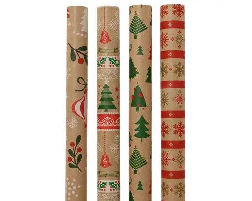 Giftwrapping paper  fsc mix credit assorted L.200cm x W.70cm x H.0.01cm