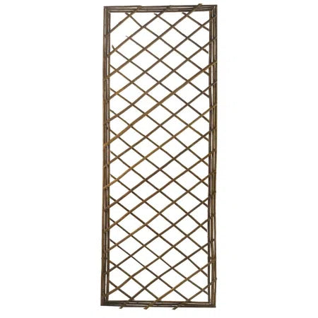 Heavy Duty Framed Willow Trellis Square 1.2 X 0.45M - Trellis - Windyridge Garden Centre
