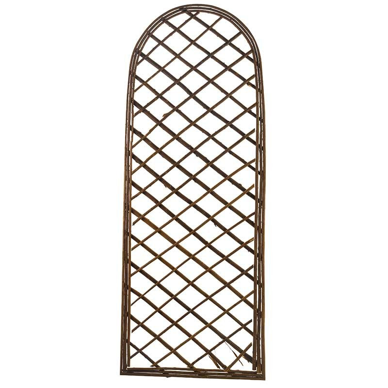 Heavy Duty Framed Willow Trellis Round 1.2x0.45m