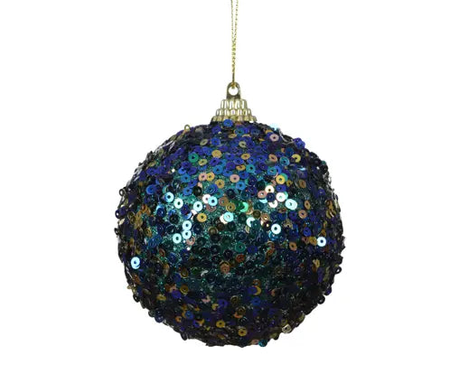 Bauble foam emerald D.8cm