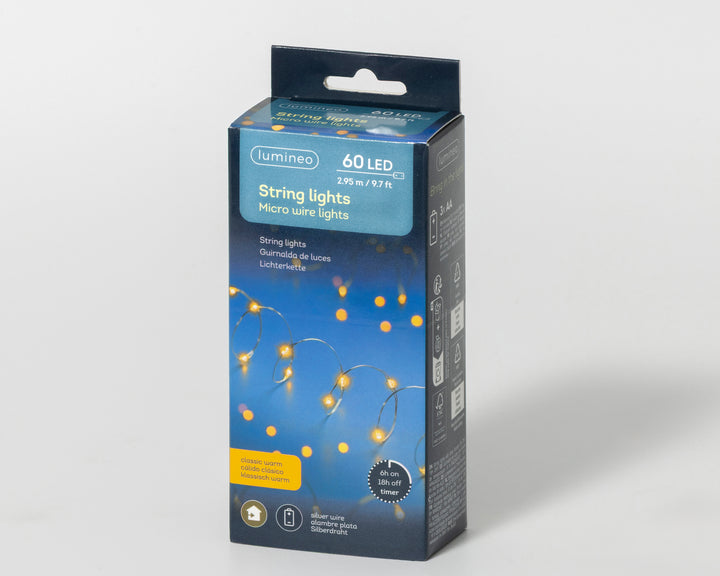Micro LED String Lights Steady Classic Warm L.295cm